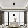 Designer Ceiling Lights - Designer Hanging Lights - IP20 - Black Body - 8.5 Watts - 850 Lumens - 3000K