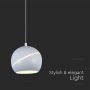 Designer Ceiling Lights - Designer Hanging Lights - IP20 - White Body - 8.5 Watts - 850 Lumens - 3000K