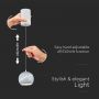 Designer Ceiling Lights - Designer Hanging Lights - IP20 - White Body - 8.5 Watts - 850 Lumens - 3000K