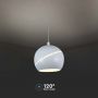 Designer Ceiling Lights - Designer Hanging Lights - IP20 - White Body - 8.5 Watts - 850 Lumens - 3000K