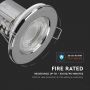 LED Downlights - PRO Fire Rated Integrated - Samsung - IP65 - Chrome - 5 Watts - 500 Lumens - 6400K - 5 Years