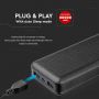 Black Big Power Banks - IP20 - 20000mAh