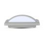 LED Wall Lights - Softlight Bulkhead - IP65 - Grey - 12 Watts - 500 Lumens - 4000K