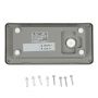 LED Wall Lights - Softlight Bulkhead - IP65 - Grey - 12 Watts - 500 Lumens - 4000K