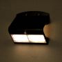 Black Solar Wall Lights - IP65 - 8W - 850 Lumens - 4000K