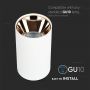 LED Spotlights - Surface Fittings - GU10 - IP20 - White+Rose Gold - Model No: - VT-882-RRG