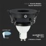 LED Spotlights - Recessed Fitting - GU10 - IP20 - Black+Black - Model No: - VT-873