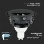 LED Spotlights - Recessed Fitting - GU10 - IP20 - Black+Black - Model No: - VT-884-B