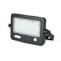 Black Solar Floodlights - IP65 - 10W - 1100 Lumens - 4000K