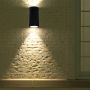 LED Spotlights - Concrete Wall Lamp - GU10 - IP20 - Dark Grey