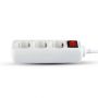 Adapters & Sockets - Extension Sockets Switch - IP20 - White