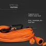 Heavy Duty Extension Cord Cables - Orange&Black - IP44 - 30m wire