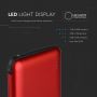 Power Bank with Built In Cable - Power Banks - 5000mAh - Red