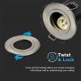 LED Downlights - Twist and Lock Fittings - IP20 - Satin Nickle