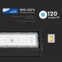 Black Linear LED Highbays - Lowbays - Samsung - IP54 - 100W - 12000 Lumens - 6500K - 5 Years