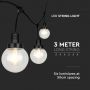 LED String Lights - IP65 - Black - 5 Years - Model No: - VT-720S