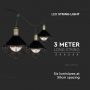 LED String Lights - IP65 - Black - 5 Years - Model No: - VT-717S