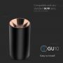 LED Spotlights - Surface Fittings - GU10 - IP20 - Black+Rose Gold - Model No: - VT-882RD-RG