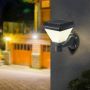 Solar Lights - Solar Wall Lights - IP44 - Black - 0.8 Watts - 75 Lumens - 3IN1 - Model No: - VT-972