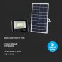 Solar Floodlights - 35W - Black - IP65 - 2450 Lumens - 6000K