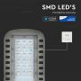 Grey Slim LED Streetlights - Samsung - IP65 - 30W - 3600 Lumens - 6400K - 5 Years