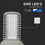 Grey Slim LED Streetlights - Samsung - IP65 - 100W - 12000 Lumens - 4000K - 5 Years