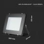 Black LED Floodlights - 120lm/w - Samsung - IP65 - 400W - 48000 Lumens - 4000K - 5 Years