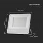 Black LED Floodlights - 185lm/w - IP65 - 200W - 37000 Lumens - 4000K