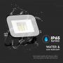 Black LED Floodlights - Samsung - IP65 - 10W - 735 Lumens - 4000K - 5 Years