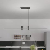 Designer Ceiling Lights - Designer Hanging Lights - IP20 - Black Body - 19 Watts - 2160 Lumens - 3000K