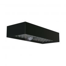 Solar Wall Lights - Sensor - IP65 - Black Body - 900 Lumens - 4000K