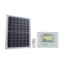 Solar Floodlights - IP65 - White Body - 2450 Lumens - 4000K