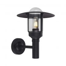 Outdoor Lighting - E27 Wall Fittings - IP44 - Matt Black Body