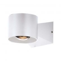 LED Wall Lights - Round - IP65 - White Body - 5 Watts - 500 Lumens - 4000K