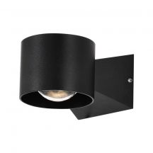 LED Wall Lights - Round - IP65 - Black Body - 5 Watts - 465 Lumens - 3000K