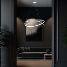 Designer Ceiling Lights - Designer Hanging Lights - IP20 - White Body - 48 Watts - 5150 Lumens - 3000K