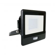 LED Floodlights with PIR Sensor - Black - Samsung - IP65 - 30W - 2340 Lumens - 6500K - 5 Years