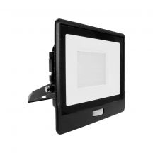 LED Floodlights with PIR Sensor - Black - Samsung - IP65 - 50W - 4000 Lumens - 3000K - 5 Years