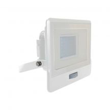 LED Floodlights with PIR Sensor - Samsung - IP65 - White - 30W - 2340 Lumens - 6500K - 5 Years