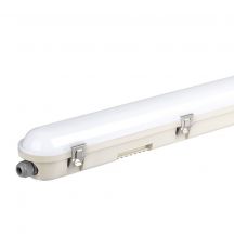 LED Batten Fittings with Sensor - Waterproof - Samsung - Milky - IP65 - 36W - 4320 Lumens - 6400K - 120CM