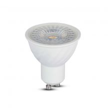 GU10 Dimmable LED Spotlights - Lens 110° - Samsung - IP20 - White - 6W - 445 Lumens - 4000K - 5 Years