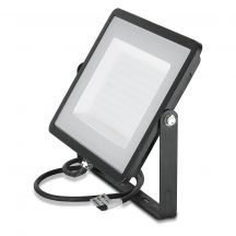 Black LED Floodlights - Samsung - IP65 - 100W - 8200 Lumens - 3000K - 5 Years