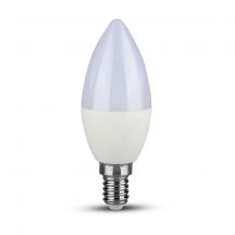 LED Bulbs - Candle E14 - IP20 - 4.5 Watts - 470 Lumens - 6500K