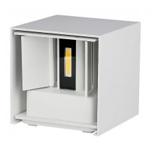 Square LED Wall Lights - Bridgelux - IP65 - White - 5W - 700 Lumens - 4000K