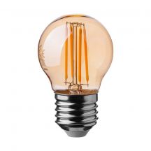 E27 LED Bulbs - Amber - Golf - IP20 - 4W - 350 Lumens - 2200K