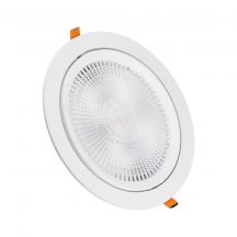 LED Adjustable Downlight - Samsung - IP20 - White - 10W - 1060 Lumens - 6400K - 5 Years