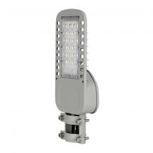 LED Slim Streetlights - Grey - Samsung - IP65 - 30W - 4050 Lumens - 4000K - 5 Years