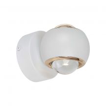 LED Wall Lights - Round - IP20 - White Body - 10 Watts - 950 Lumens - 3000K