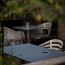 Solar Lights - Magnetic Solar Table Lamps - IP65 - Black - 5 Watts - 400 Lumens - 3IN1