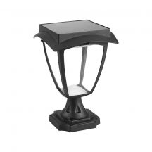 Solar Stand Lamp - 2W - 110 Lumens - 3000K+6000K - Matt Black - IP65